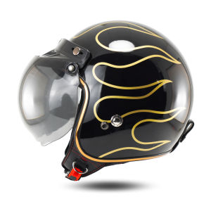 HELM JITSU RETRO MOTIF TERBARU KEKINIAN PRIA WANITA DEWASA SNI