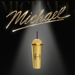 In Stock Michael Jackson Water Cup Microphone-Shaped Cold Water Cup Creative Collectible Gift