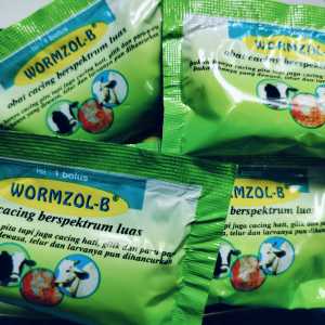Wormzol B Medion Obat Cacing Hewan Ternak Penggemuk Sapi Kambing Domba Kuda