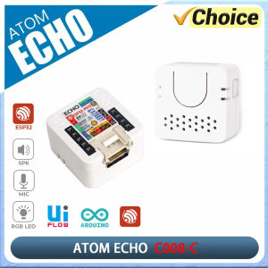 M5Stack ลำโพงอัจฉริยะอะตอม Echo Programmable AI พร้อมชุดพัฒนาอินเตอร์เน็ตของสิ่งต่างๆบลูทูธ ESP32ในตัว