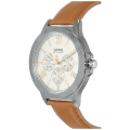 [Vinstore] Casio MTP-V300 Chronograph Style Analog Quartz Brown Leather Strap MTP-V300L-7A2UDF MTP-V300L-7A2. 