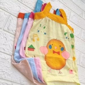 PANDAWA- 12pcs ( 1 Lusin ) Kaos Singlet Anak Perempuan Motif Mata - Kaos Dalam Anak Murah Terbaru - Kaos Dalam Anak Sablon