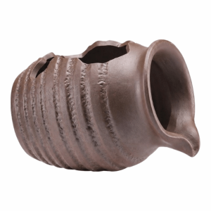 BLACKON Mini Ceramic Water Pot Ornament Durable Vintage Ceramic Jar Multipurpose Water Purification Fish Tank Ceramic Decor Pond