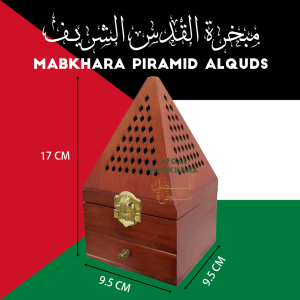 Wooden Incense Burner Arab Incense Stick Holder MABKHARA MURAH Bakhoor Burner Bukhoor Bakhoor Ramadan Gift 阿拉伯香炉 金字塔香炉 木制熏香盒 家居熏香