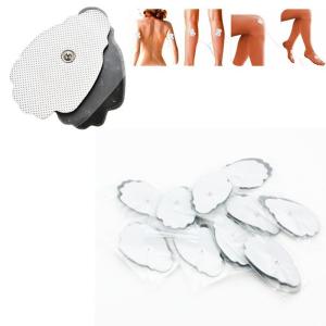 20pcs Cute Palm Shape Extra Replacement Non-woven Reusable Adhesive Gel Snap Electrode Pads Sticky Patches for Tens EMS  Electric Pulse Therapy Body Massager Machine