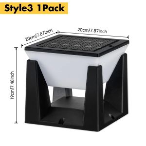 Creative Outdoor Solar Post Cap Lights Deck Fence Post Lights Column Pillar Lights Waterproof LED Post Light for Landscape Garden Patio