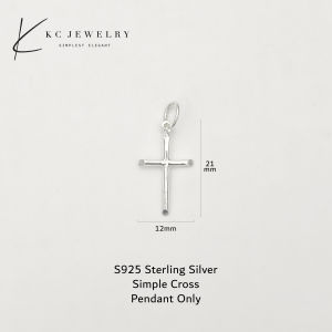 KC Jewelry S925 - Simple Cross Pendant