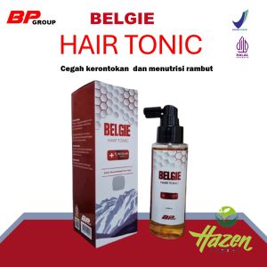 HAIR TONIC BELGIE ATASI RAMBUT RONTOK MENUTRISI DAN MENEBALKAN RAMBUT