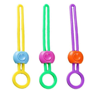 [ READY STOCK ] 1pcs Food Bag Colourful Sealing Ties Multi-purpose Plastic Bag Sealing Clips Hanging Design Tying