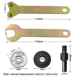 Couspan Bộ Chuyển Đổi Máy Khoan Thành Máy Mài Máy Cắt 5 Chi Tiết Trục 10mm Ren M10