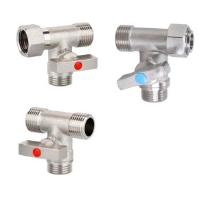 Steel T Valves Adapter Reliable Connector Valves Handheld Connector for Bidet & Dishwasher Use