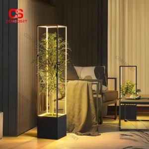 Đèn Trụ Decor Cây Xanh Trang Trí Sân Vườn Quán Cafe Sân Thượng Phòng Khách Phong Thuỷ