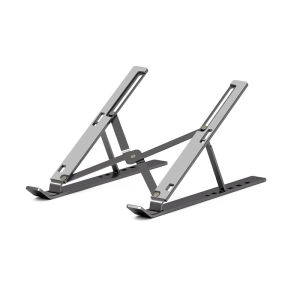 Laptop Stand Laptop Holder Riser Tablet Stand 6 Angles Adjustable Aluminum Metal Ergonomic Foldable Portable Desktop Holder