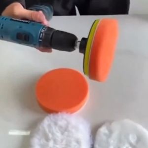 9pcs Car Polishing Pad Polishing Dis Waxing Buffing Pad Sponge Pads Set Car Beauty Buffing Pad