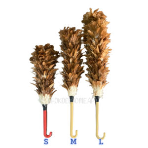 ไม้ขนไก่ปัดฝุ่น S-M-L ปัดได้ยาวๆ แปรงขนไก่ทําความสะอาดบ้าน ขนแน่น ยิ่งปัดยิ่งฟู