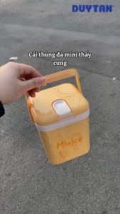 Thùng đá Minice 1 2.1 3L DUY TÂN nhựa PP PU giữ nhiệt bình giữ nhiệt mini quai xách giải khát
