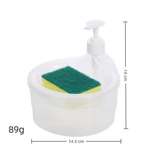 Kitchen Sink Liquid Soap Dispenser Plastic Pump Detergent Dispenser with Extension 1M Silicone Tube
