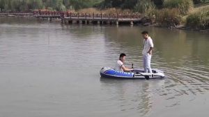 2/3/4/5 People Inflatable boat Rubber boat Wear resistant Inflatable boat Single kayak Fishing boat