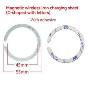 Metal Ring for Wireless Charging Magsafe Wireless Charging Sticker Rings for iPhone 11 iPhone 12 iPhone 13 iPhone 14 iPhone 15 for Samsung S20 S21 S22 S23 S24 for Huawei Mate 40 Pro Mate 50 Pro Mate 60 Pro for All Wireless Charging Phones Sheet