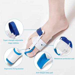 1pair Big Bone Toe Bunion Splint Straightener Corrector Support Thumb Orthosis Hallux Valgus Feet Care Pro