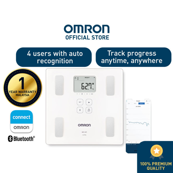 OMRON Smart Elite Body Composition Monitor HBF222T (1 Year Local