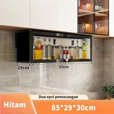Lemari Dapur Gantung Lemari Dinding Dapur Rak Gantung Dapur Kabinet Dapur Atas Rak Bumbu Dapur Dinding Lemari Kabinet