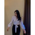 WRAP TOP BLOUSE / OUTER / CROP TOP / ATASAN WANITA I OUTER WRAP TOP TALI IKAT PREMIUM. 