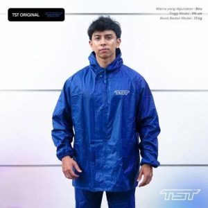 Jas Hujan GMA TST Arrow Parasut Setelan Jaket Celana Mantel Mantol Ujan Raincoat Stelan Dewasa