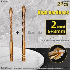 [COD] Bsuimki Upgraded Four-edged Sawtooth Drill Bit For Tile Drilling And Concrete Special Electric Drill Ultra-high Hardness Drill Bit