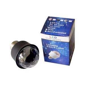 LAMPU DISCO LAMPU TIDUR WARNA WARNI LAMPU PARTY LAMPU SENSOR SUARA 7 WATT