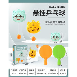 SKISOPGO Kids Ping Pong Toy Hanging Table Tennis Trainer Mainan PingPong Indoor Sports Game