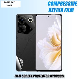 TECNO CAMON 20 PREMIER CAMON 20 PRO 5G CAMON 19 PRO HYDROGEL FULLSET DEPAN BELAKANG ANTI GORES JELLY - Clear FRONT AND BACK SCREEN PROTECT LAYAR BELAKANG