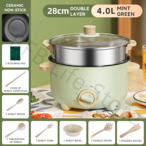 Rice Cooker /4.0L Non Stick Multi function Electric Cooker /Steamer Frying Pan /Portable Pot /Periuk Nasi/Electric cooker
