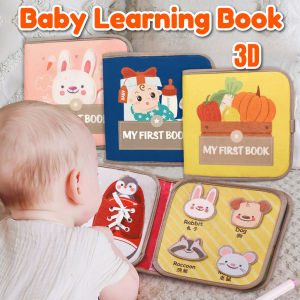 Baby Learning Book Cloth Book Toy Sensory Book for Baby Busy Book Baby Early Learning Enlightenment