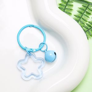 【Local Seller】Colorful Five-pointed Star Acrylic Keychain Pendant Candy Color Case Pendant Small Fresh Couple Bag