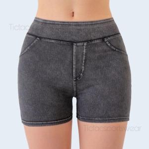 Keiko Denim Short Jegging / Celana Pendek Jeans Denim Olahraga Wanita