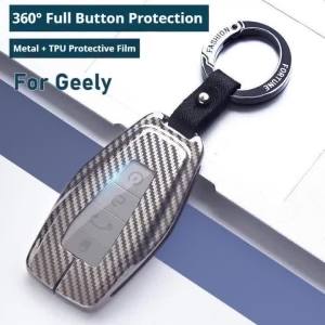 Kail Smart Key Cover for Geely Geometry A Pro / G6 Geometry C / M6 Binray Coolray Proton X50 Icon Emgrand X7 Pro Vision X6 P9M4Y