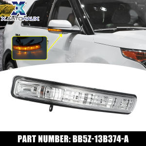 X AUTOHAUX Car LED Front Right Side Mirror Turn Signal Light BB5Z-13B374-A for Ford Explorer 2011-2019