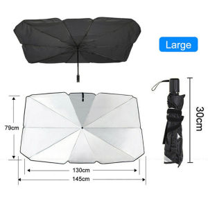 【Ann-Car】Foldable Car Front Windshield Sun Shade Umbrella Car UV Cover Car Sun shade Sunshade Heat Insulation Front Window Interior Protection