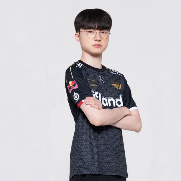 2025 T1 Uniform Worlds Jersey,FAKER Same Shirt. League of 2025 T1 Uniform Worlds Jersey,FAKER Same Shirt. League of