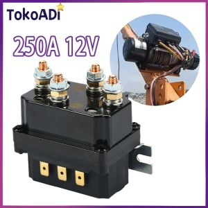 12V 250A Selenoid Winch Universal Relay Winch Listrik Tahan Air LR4250X Kendaraan Off-Road
