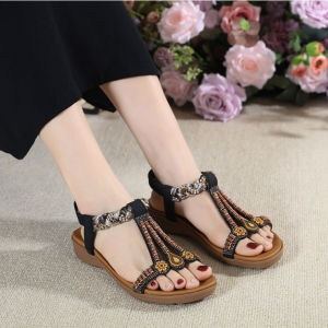 Sandal nữ quai chun chất xịn  Chân đế phẳng Mũi mở mâu mới !