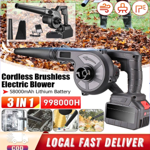 COD LIHIUM Air Mesin Blower angin Kencang + Vacuum Cleaner mobil kasur penyedot debu rumah 2in1