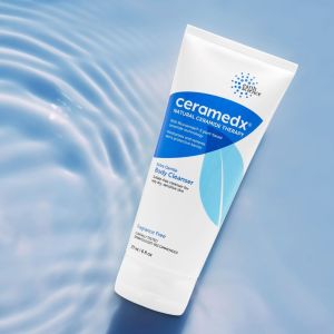 Sữa rửa mặt dạng kem dịu nhẹ earth science ceramedx NATURAL CERAMIDE THERAPY Extra Gentle Body Cleanser cho da khô nhạy cảm không mùi 177ml của Mỹ