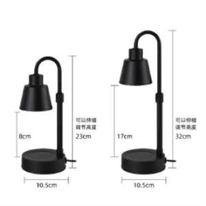 SG-Stock Liftable Electric Candle Warmer Lamp Height Adjustable No Flame Scented Candles Mini Bedside Lamp