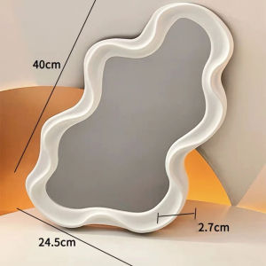 Gương phòng tắm Gương trang điểm Đám mây Đặc biệt Hình dạng đặc biệt Gương trang điểm Bàn đầu giường Đơn giản Gương treo