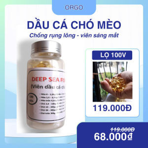 Viên dầu cá chó mèo (lọ 100v) chống rụng lông
