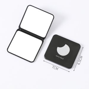 Cermin Lipat Mini - Cermin Model Segiempat 2 Sisi - Cermin Make up - zansenShop
