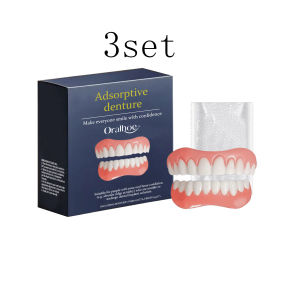 new Denture Decoration Set - Daily Decoration for Oral Cavity & Teeth Comfortable Fit for Dentures Reveals Natural Smile Free Shipping