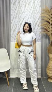 DX FASHION - AILA PANTS PITA / CELANA KULOT CARGO -PN